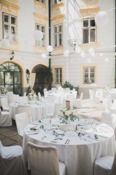 Hochzeitstafel Innenraum