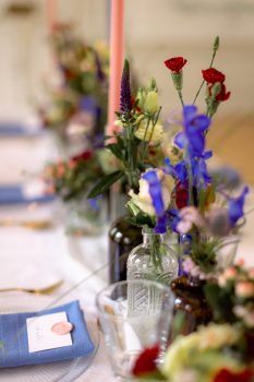 bunter Blumenschmuck
